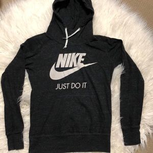 Grey cowl neck hoodie